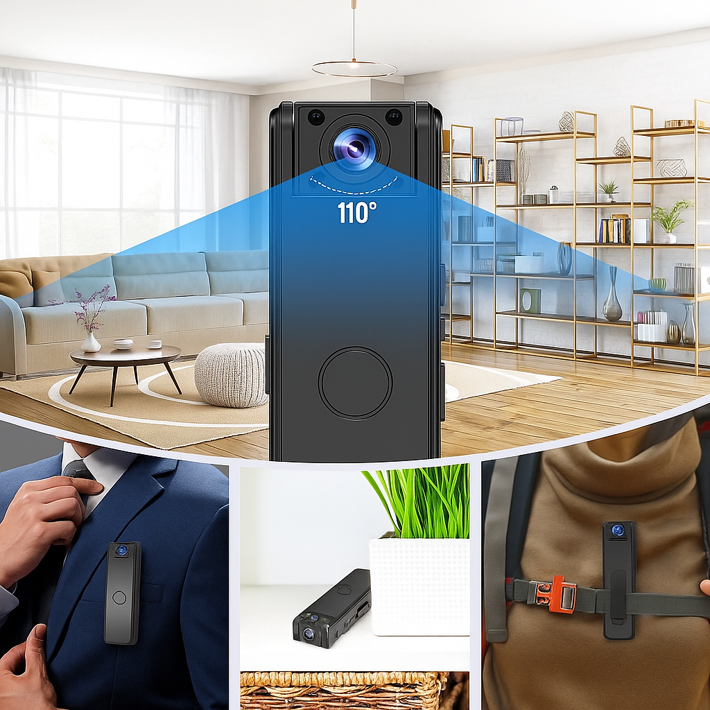 📱 Cámara Wearable HD con 5H de Batería 🕒