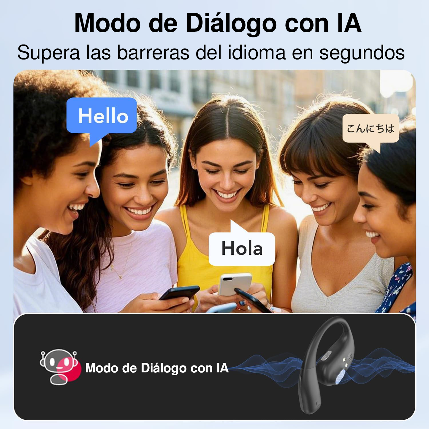 🎧 Auriculares AI con Traducción en 135 Idiomas 🌍