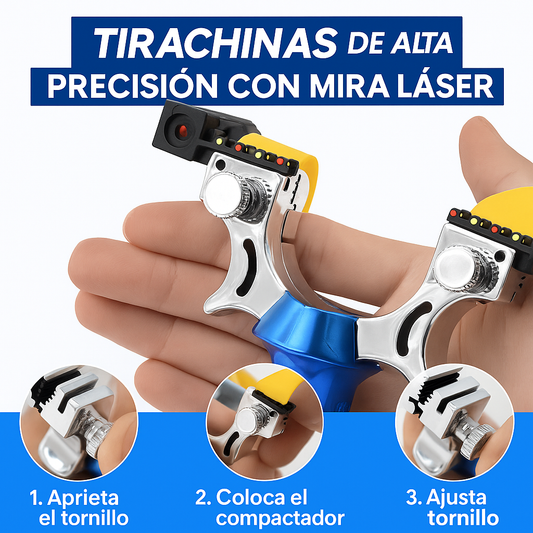 ✨ Tirachinas de Alta Precisión con Mira Láser 🎯
