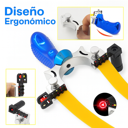 ✨ Tirachinas de Alta Precisión con Mira Láser 🎯