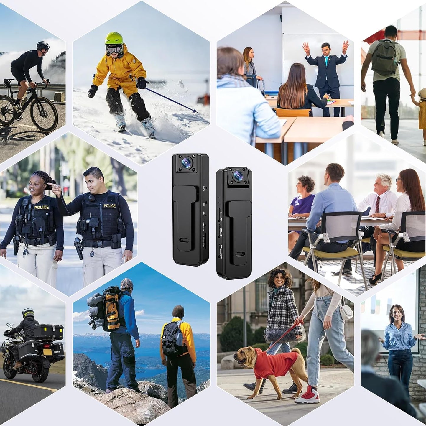 📱 Cámara Wearable HD con 5H de Batería 🕒