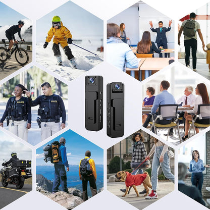 📱 Cámara Wearable HD con 5H de Batería 🕒